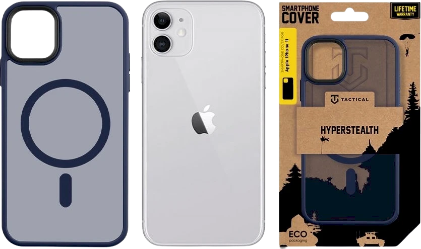 Tactical MagForce Hyperstealth dėklas telefonui Apple iPhone 11 mėlynos spalvos