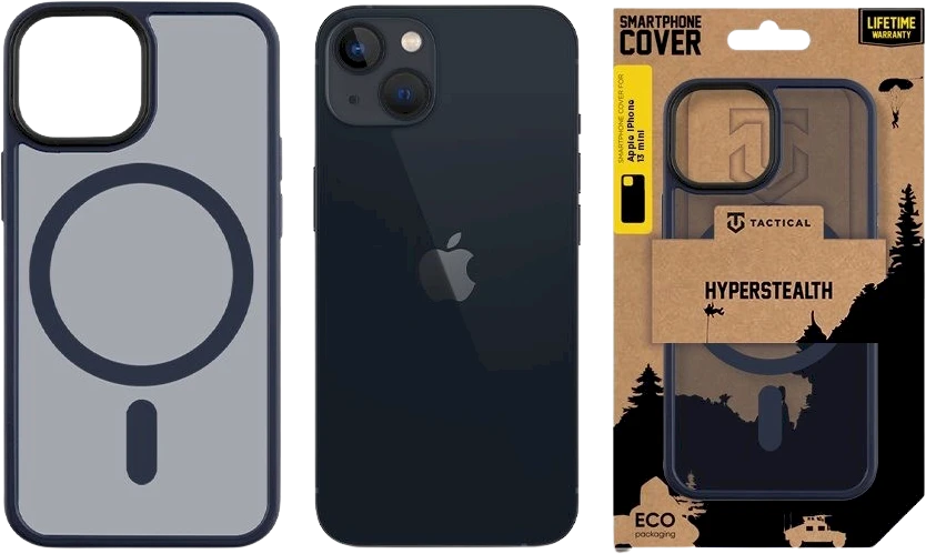 Tactical Mėlynas taktinis „MagForce Hyperstealth“ dėklas, skirtas „iPhone 13 mini“, „Deep Mėlyna“