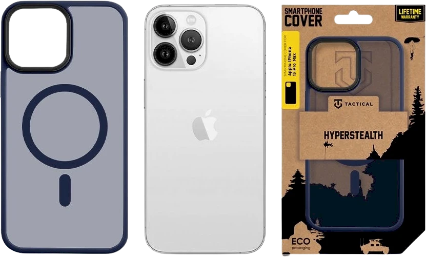 Tactical Mėlynas taktinis „MagForce Hyperstealth“ dėklas, skirtas „iPhone 13 Pro Max Deep“ Mėlyna