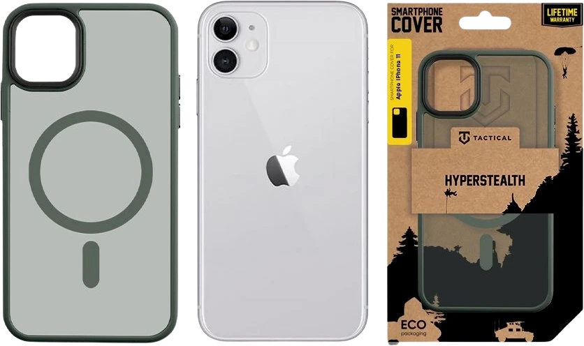 Tactical MagForce Hyperstealth dėklas telefonui Apple iPhone 11 miško žalios spalvos