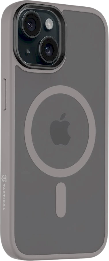Tactical MagForce Hyperstealth dėklas telefonui Apple iPhone 15 šviesiai pilkos spalvos
