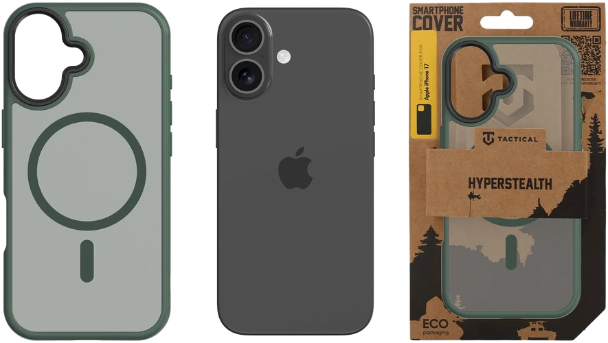 Tactical MagForce Hyperstealth dėklas skirtas Apple iPhone 17 Forest Žalias
