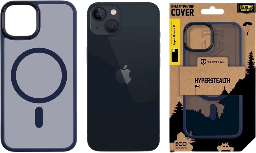 Tactical Mėlynas taktinis „MagForce Hyperstealth“ dėklas, skirtas „iPhone 13 Deep Mėlyna“