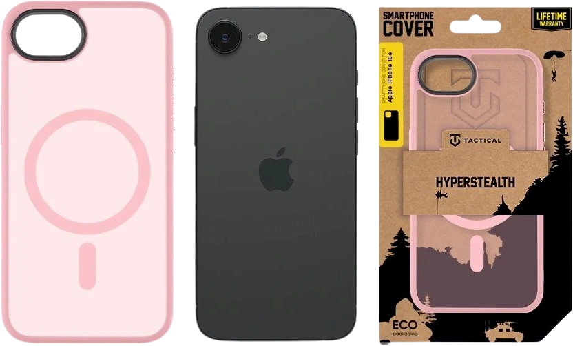 Tactical MagForce Hyperstealth dėklas telefonui Apple iPhone 16e Rožinė Panther