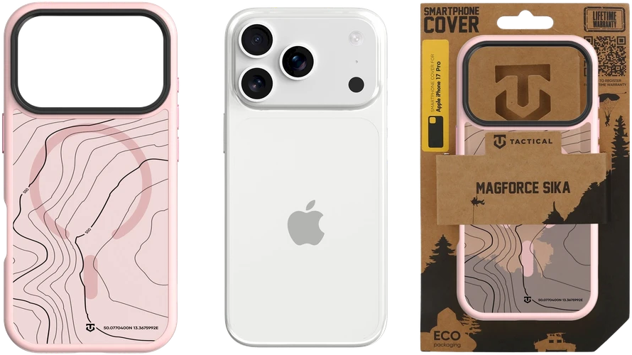 Tactical MagForce Hyperstealth Sika dėklas skirtas Apple iPhone 17 Pro Rožinė Panther