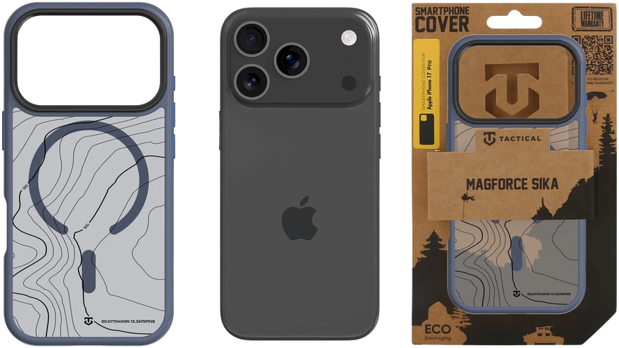 Tactical MagForce Hyperstealth Sika dėklas skirtas Apple iPhone 17 Pro Deep Mėlyna