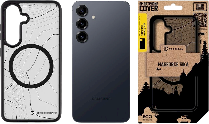 Tactical MagForce Hyperstealth Sika dėklas skirtas Samsung Galaxy S25 Asphalt