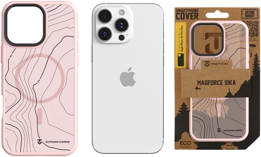 Tactical MagForce Hyperstealth Sika dėklas skirtas Apple iPhone 16 Pro Max Rožinė Panther