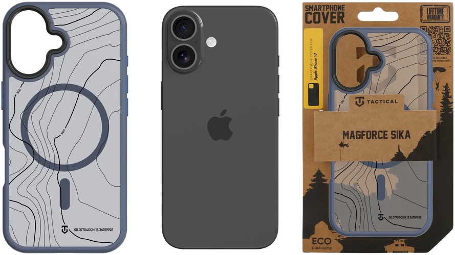 Tactical MagForce Hyperstealth Sika dėklas skirtas Apple iPhone 17 Deep Mėlyna