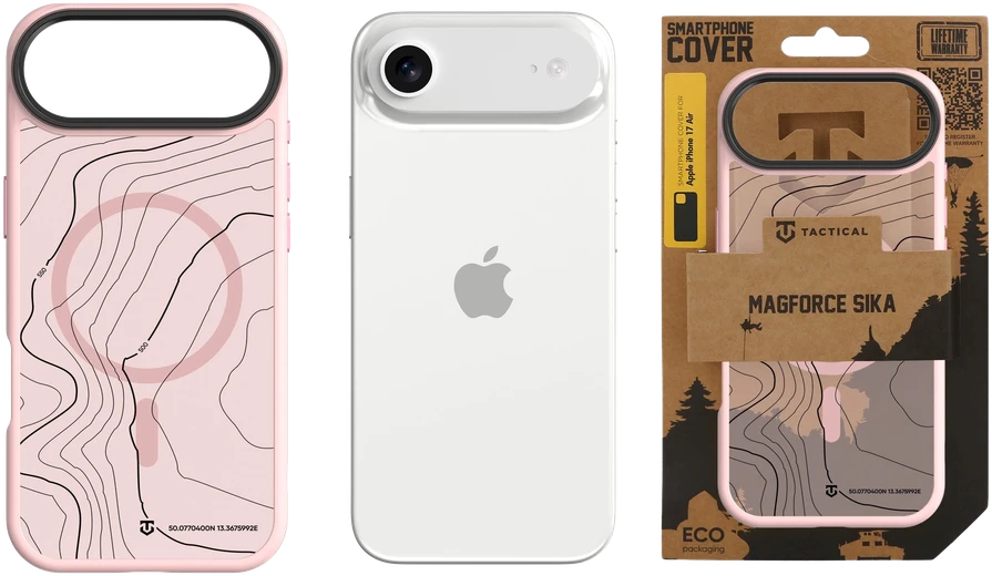Tactical MagForce Hyperstealth Sika dėklas skirtas Apple iPhone 17 Air Rožinė Panther