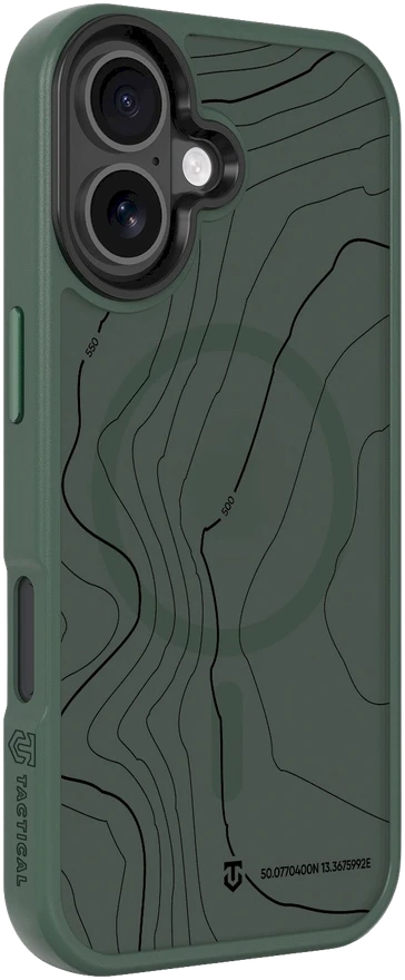 Tactical MagForce Hyperstealth Sika dėklas skirtas Apple iPhone 16 Forest Žalias