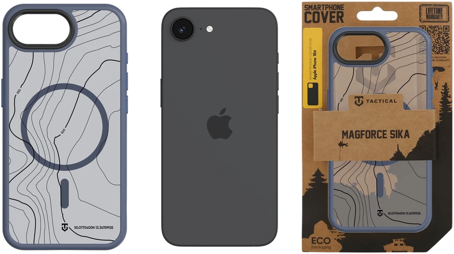Tactical MagForce Hyperstealth Sika dėklas skirtas Apple iPhone 16e Deep Mėlyna