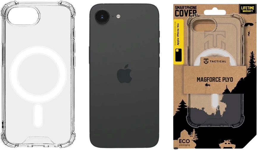 Tactical MagForce Plyo dėklas skirtas Apple iPhone SE4 skaidrus