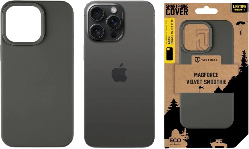 Tactical MagForce Velvet Smoothie dėklas skirtas Apple iPhone 15 Pro Max Bazooka