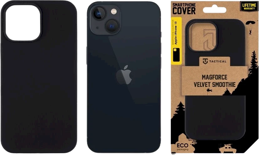 Tactical MagForce Velvet Smoothie dėklas skirtas Apple iPhone 13 Asphalt