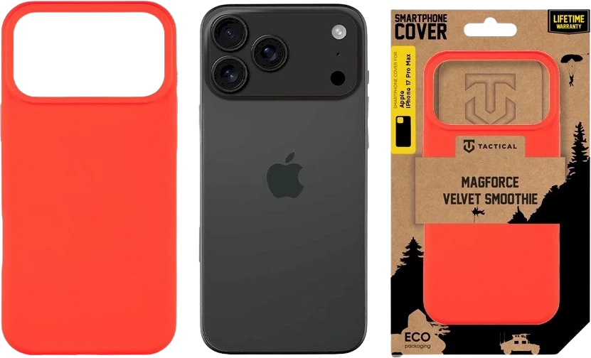 Tactical MagForce Velvet Smoothie dėklas skirtas Apple iPhone 17 Pro Max Chilli