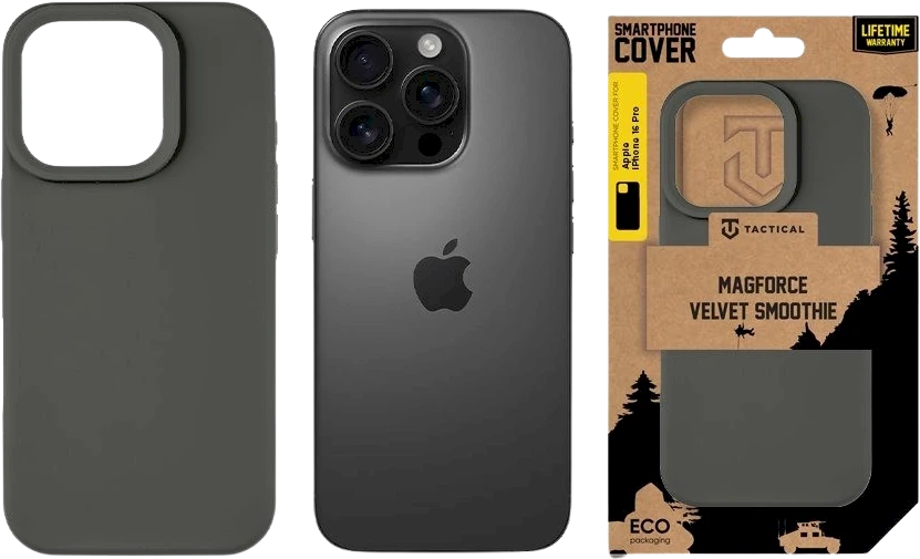 Tactical MagForce Velvet Smoothie dėklas skirtas Apple iPhone 16 Pro Bazooka