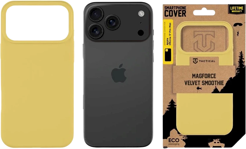 Tactical MagForce Velvet Smoothie dėklas skirtas Apple iPhone 17 Pro Max Banana