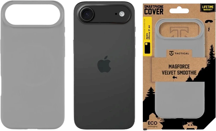 Tactical MagForce Velvet Smoothie dėklas skirtas Apple iPhone 17 Air Foggy