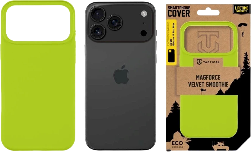Tactical MagForce Velvet Smoothie dėklas skirtas Apple iPhone 17 Pro Max Avocado