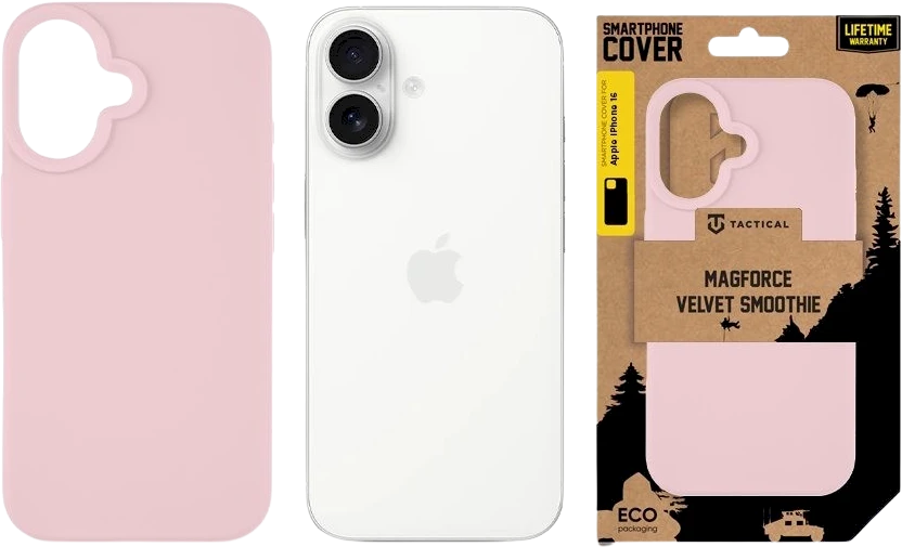 Tactical MagForce Velvet Smoothie dėklas skirtas Apple iPhone 16 rožinė pantera