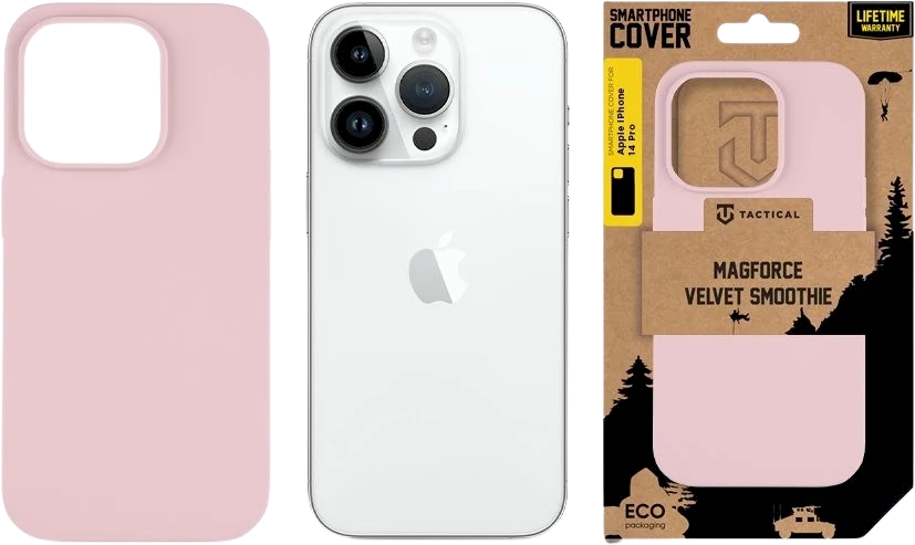 Tactical MagForce Velvet Smoothie dėklas skirtas Apple iPhone 14 Pro rožinė pantera
