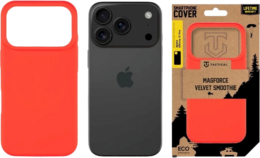 Tactical MagForce Velvet Smoothie dėklas skirtas Apple iPhone 17 Pro Chilli