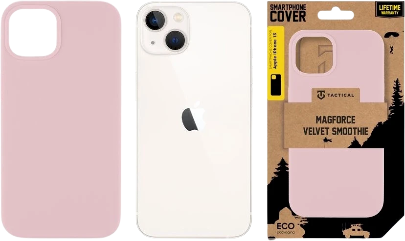Tactical MagForce Velvet Smoothie dėklas skirtas Apple iPhone 13 rožinė pantera