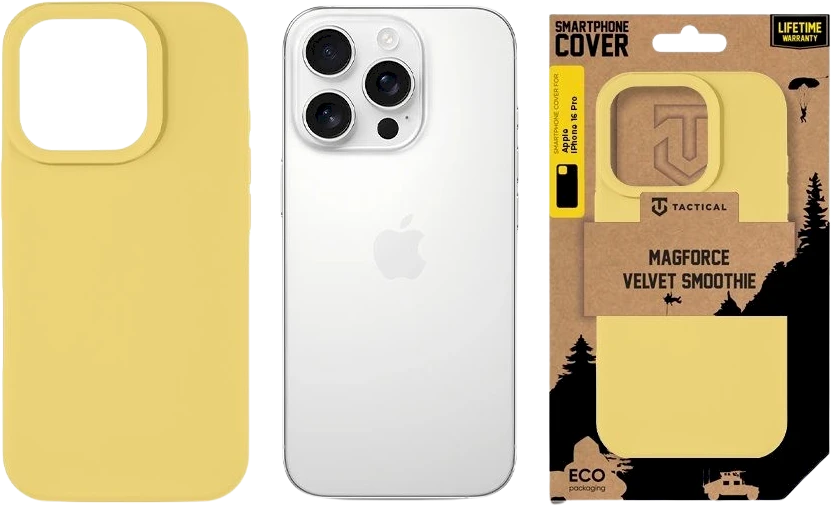Tactical MagForce Velvet Smoothie dėklas skirtas Apple iPhone 16 Pro Banana