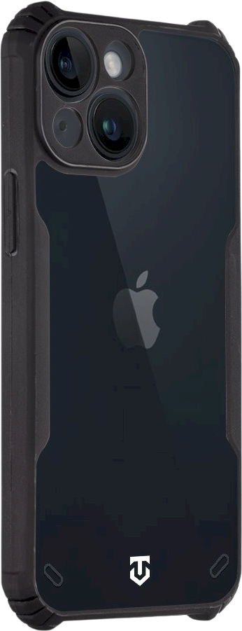 Dėklas Tactical Quantum Stealth Cover Apple iPhone 13 Mini Clear/Juodas