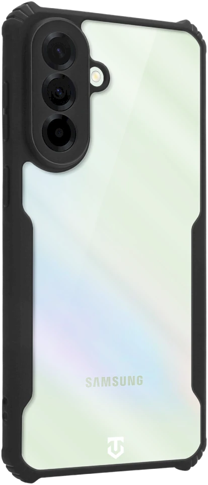 Tactical Quantum Stealth dėklas skirtas Samsung Galaxy A37 skaidrus/juodos spalvos