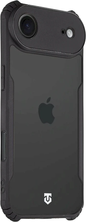 Tactical Quantum Stealth dėklas skirtas Apple iPhone 17 Air skaidrus/juodos spalvos