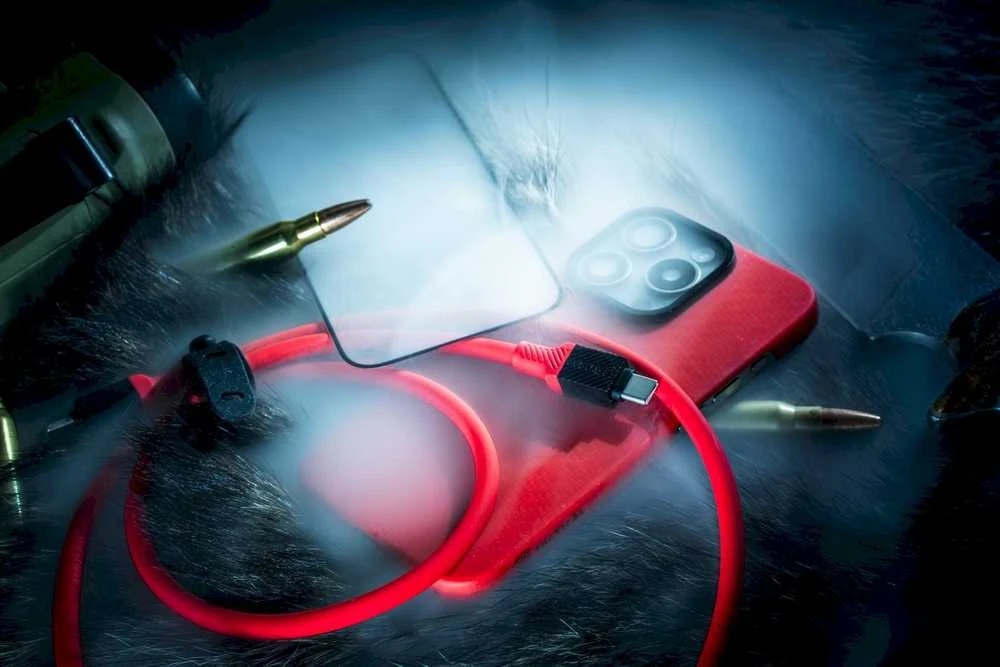 Dėklas Tactical Raudona Limited Edition Combo skirta Apple iPhone 14 Pro Max