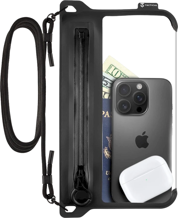 Tactical Splash Pouch 2.0 vandeniui atsparus dėklas telefonui Asphalt