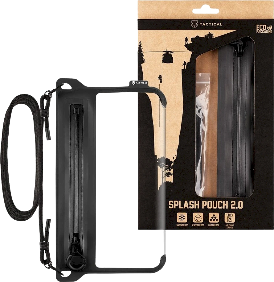 Tactical Splash Pouch 2.0 vandeniui atsparus dėklas telefonui Asphalt