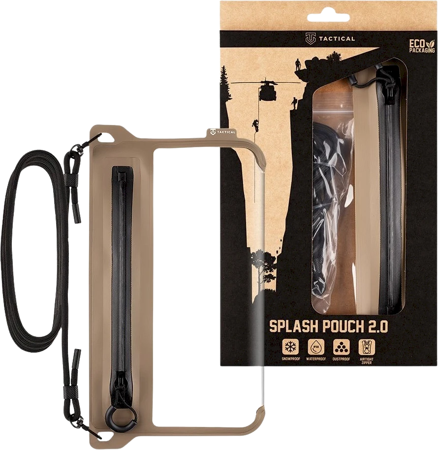 Tactical Splash Pouch 2.0 vandeniui atsparus dėklas telefonui Dark Earth