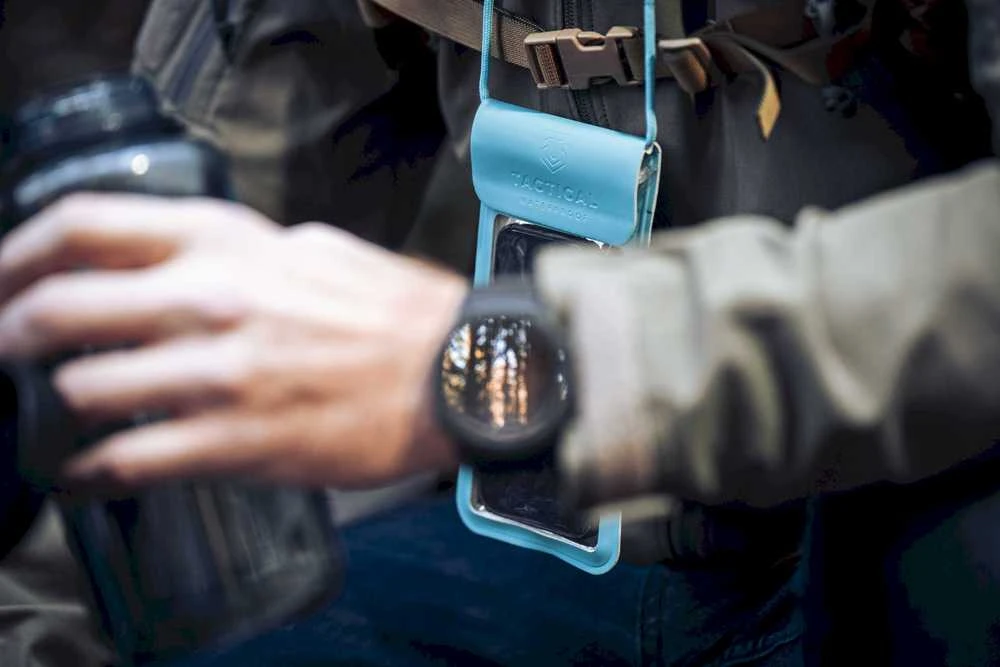 Tactical Splash Pouch L/XL Asphalt vandeniui atsparus dėklas telefonui