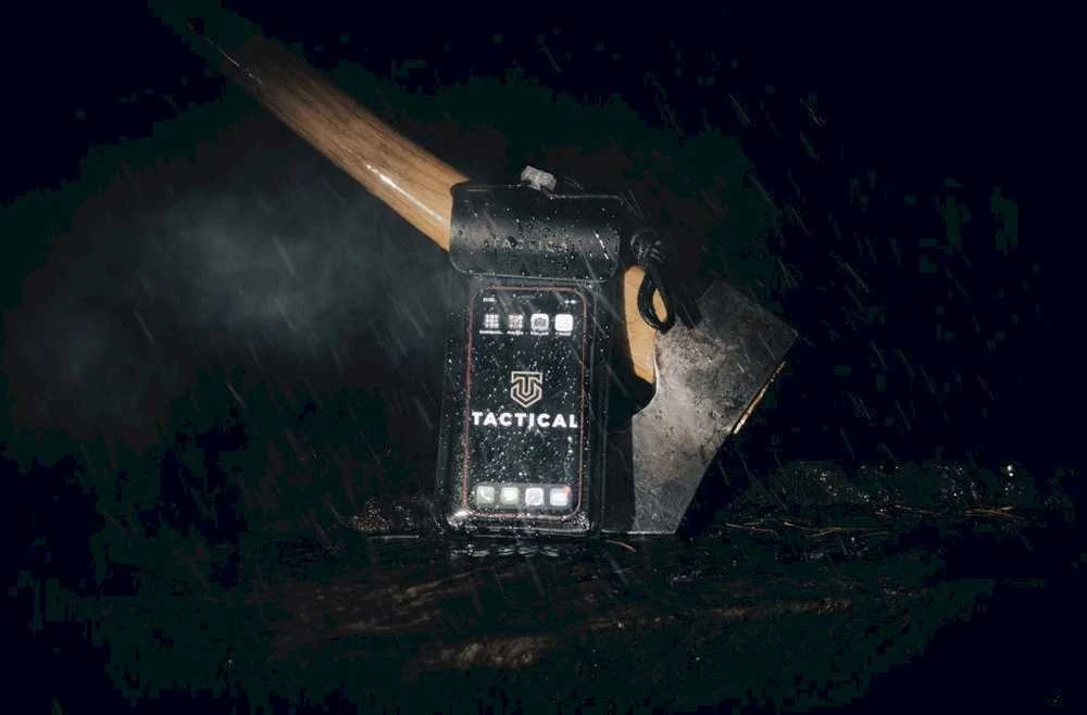 Tactical Splash Pouch L/XL Asphalt vandeniui atsparus dėklas telefonui