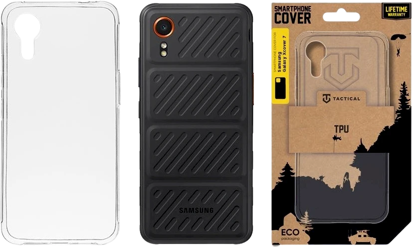 Dėklas Tactical Taktinis TPU dangtelis, skirtas Samsung Galaxy Xcover 7 Skaidrus