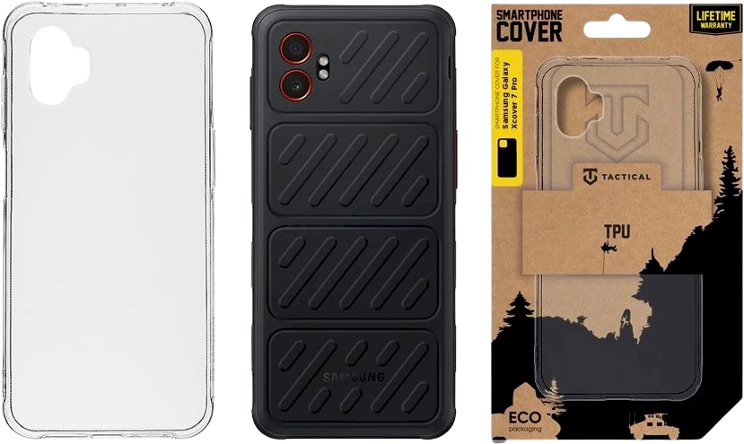 Tactical TPU dėklas skirtas Samsung Galaxy Xcover 7 Pro skaidrus