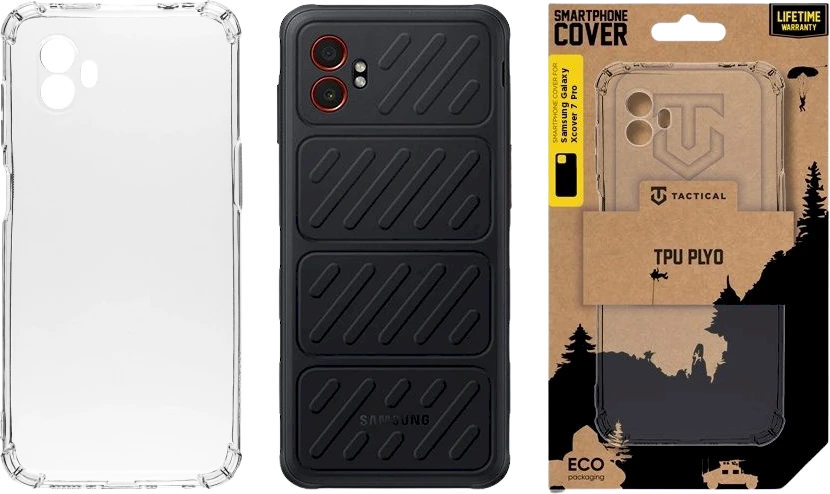 Tactical TPU Plyo dėklas skirtas Samsung Galaxy Xcover 7 Pro skaidrus