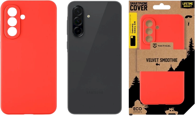 Tactical Velvet Smoothie dėklas skirtas Samsung Galaxy A36 5G Chilli