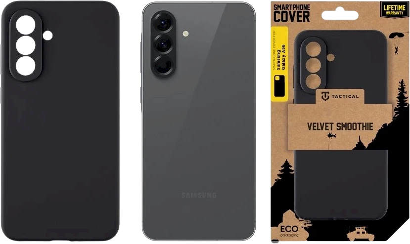 Tactical Velvet Smoothie dėklas skirtas Samsung Galaxy A56 5G Asphalt