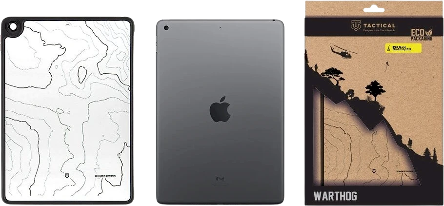 Tactical Warthog dėklas skirtas Apple iPad 10.2 2019/2020/2021 Asphalt