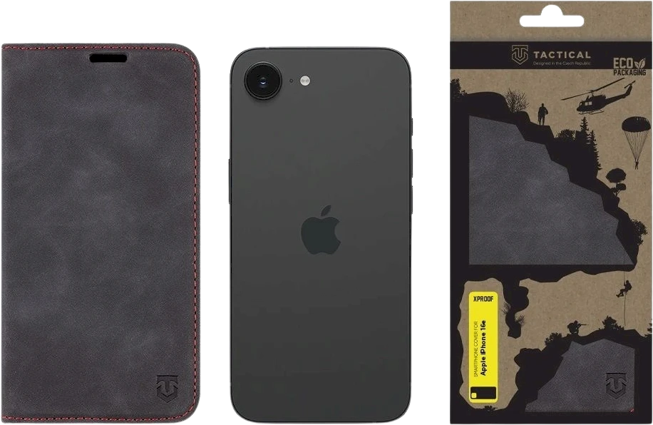 Dėklas Tactical Xproof skirtas Apple iPhone SE4 Juodas Hawk