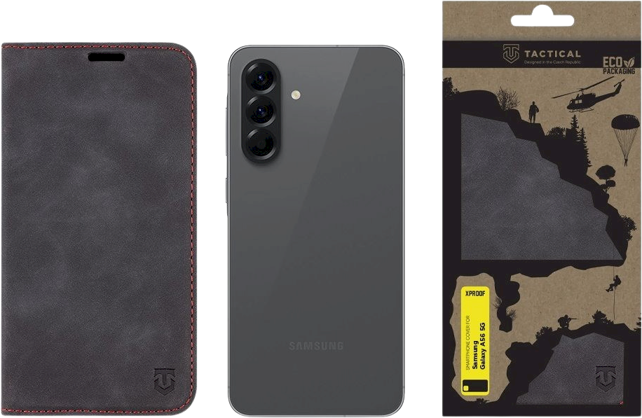 Dėklas Tactical Xproof skirtas Samsung Galaxy A56 5G Juodas Hawk