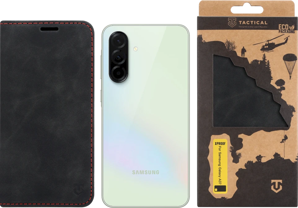 Dėklas Tactical Xproof skirtas Samsung Galaxy A37 juodos spalvos Hawk