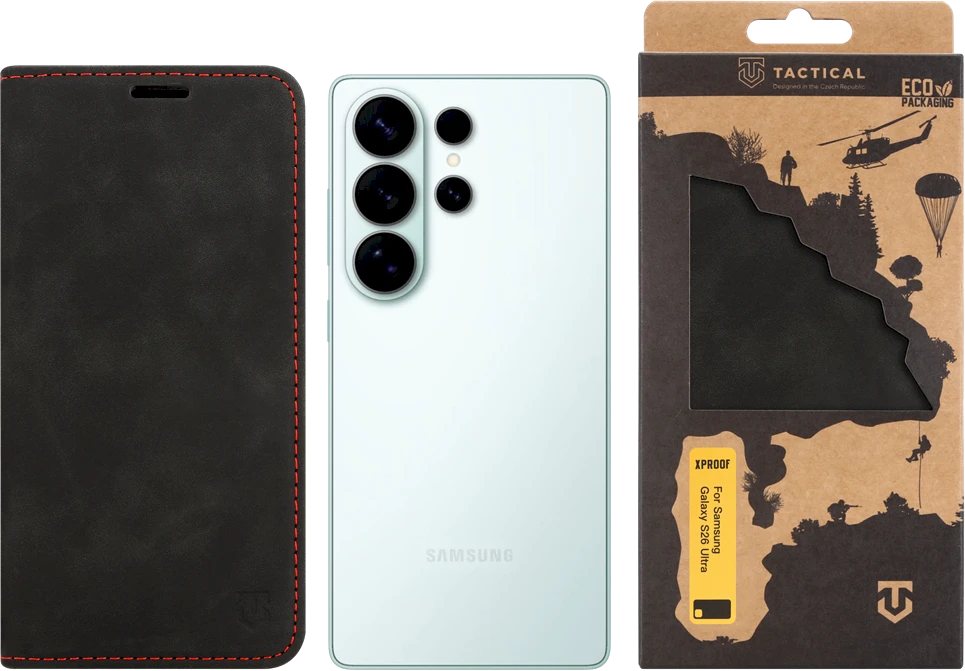 Tactical Xproof dėklas skirtas Samsung Galaxy S26 Ultra juodos spalvos Hawk