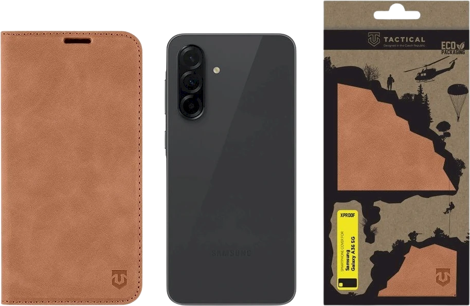 Dėklas Tactical Xproof skirtas Samsung Galaxy A36 5G Mud Brown