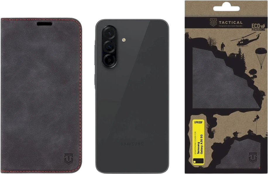 Dėklas Tactical Xproof skirtas Samsung Galaxy A36 5G Juodas Hawk